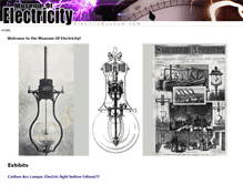 Tablet Screenshot of electricmuseum.com